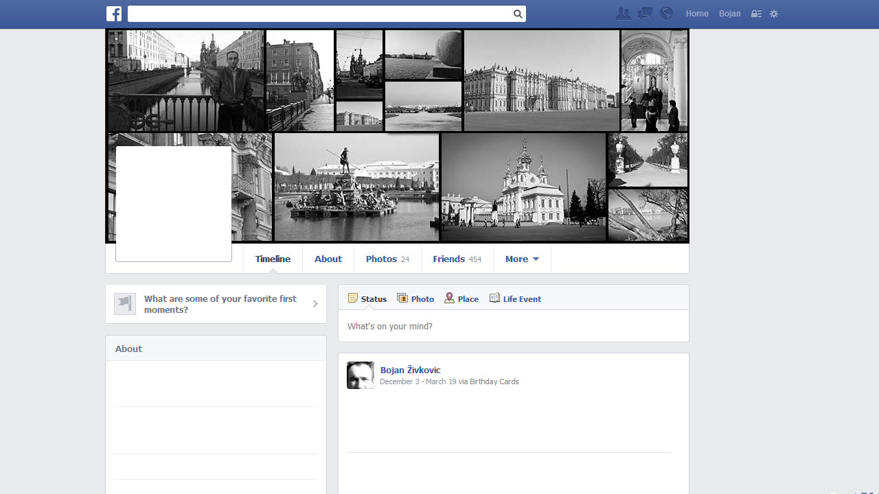 Facebook Grid Cover Collage With 13 Images